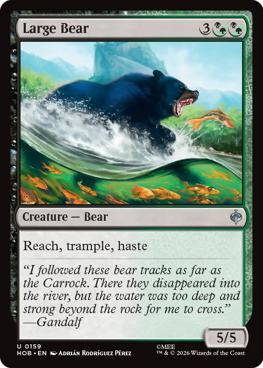 Large Bear (HOB) - Foil