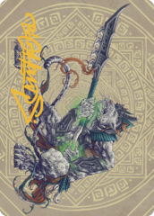 Kutzil, Malamet Exemplar (50/81) Art Card (ALCI) - Gold-Stamped Signature