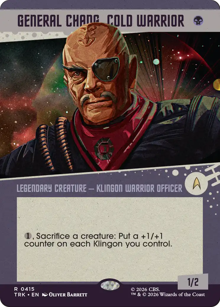 General Chang, Cold Warrior (0415) (Showcase) (TRK) - Foil