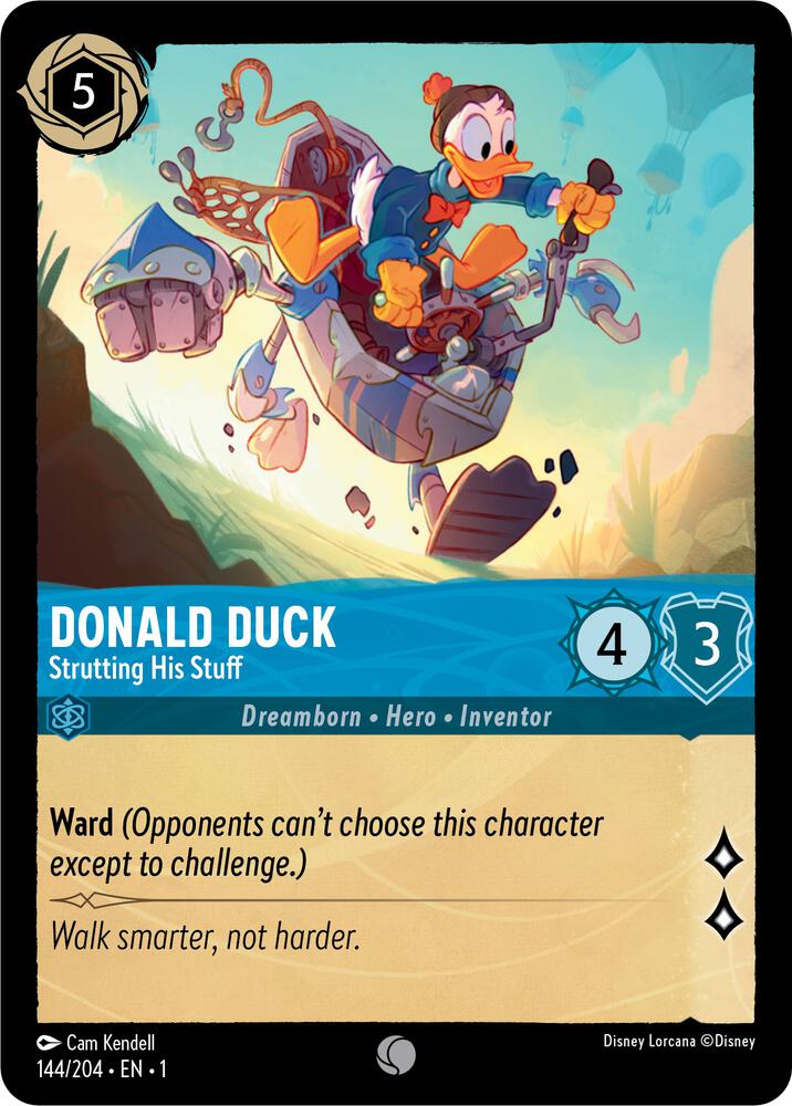 Donald Duck, Strutting His Stuff (0144) - Cold Foil
