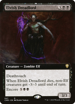 Elvish Dreadlord (647) (Extended Art)