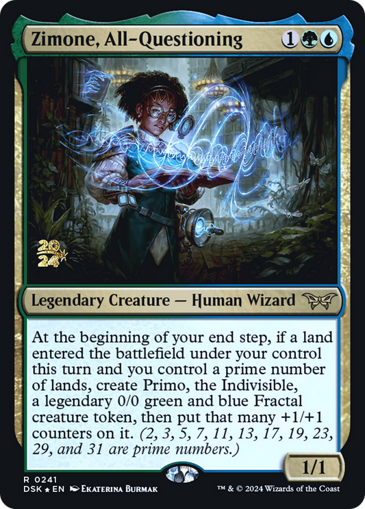 Zimone, All-Questioning (0241) (Prerelease) - Foil