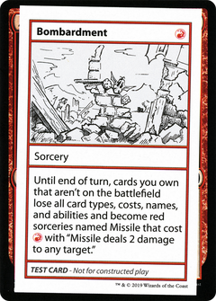 Bombardment (No PW Symbol)