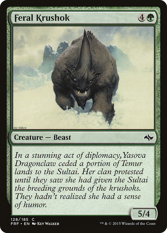 Feral Krushok - Foil