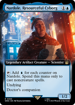 Nardole, Resourceful Cyborg (0365) (Extended Art) - Foil