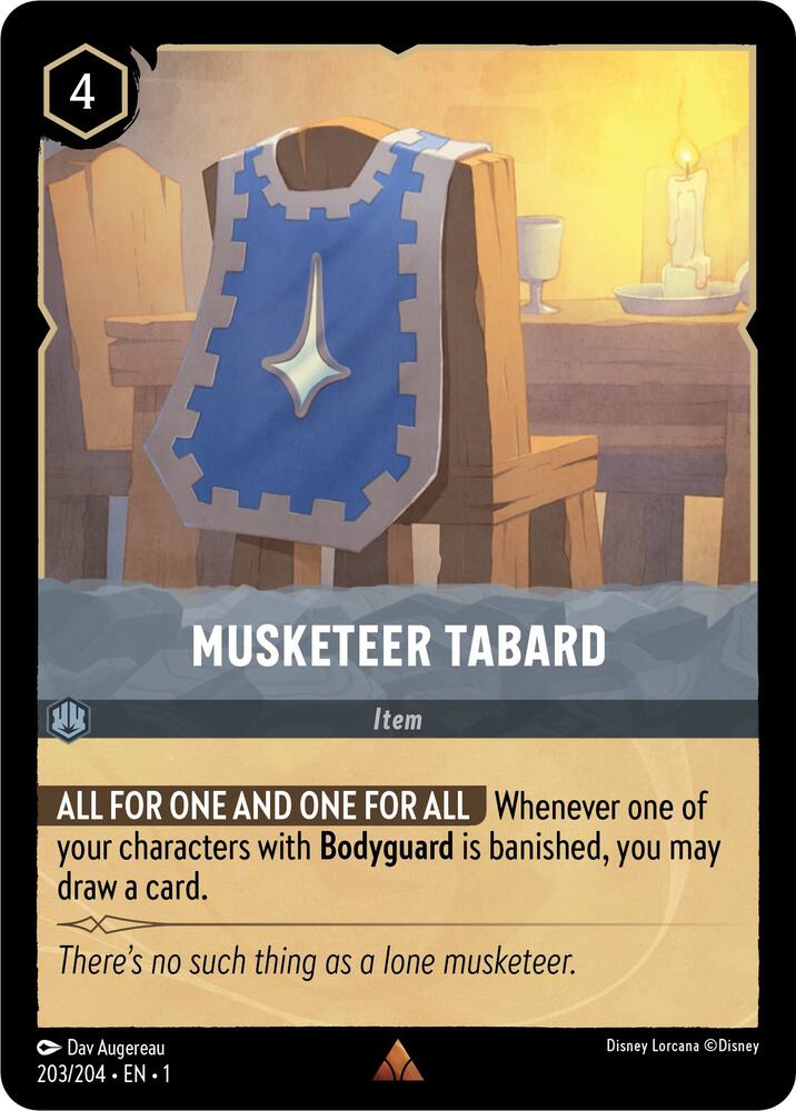 Musketeer Tabard (0203) - Cold Foil