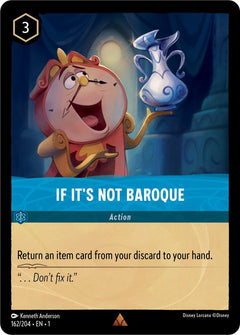 If It's Not Baroque (0162)