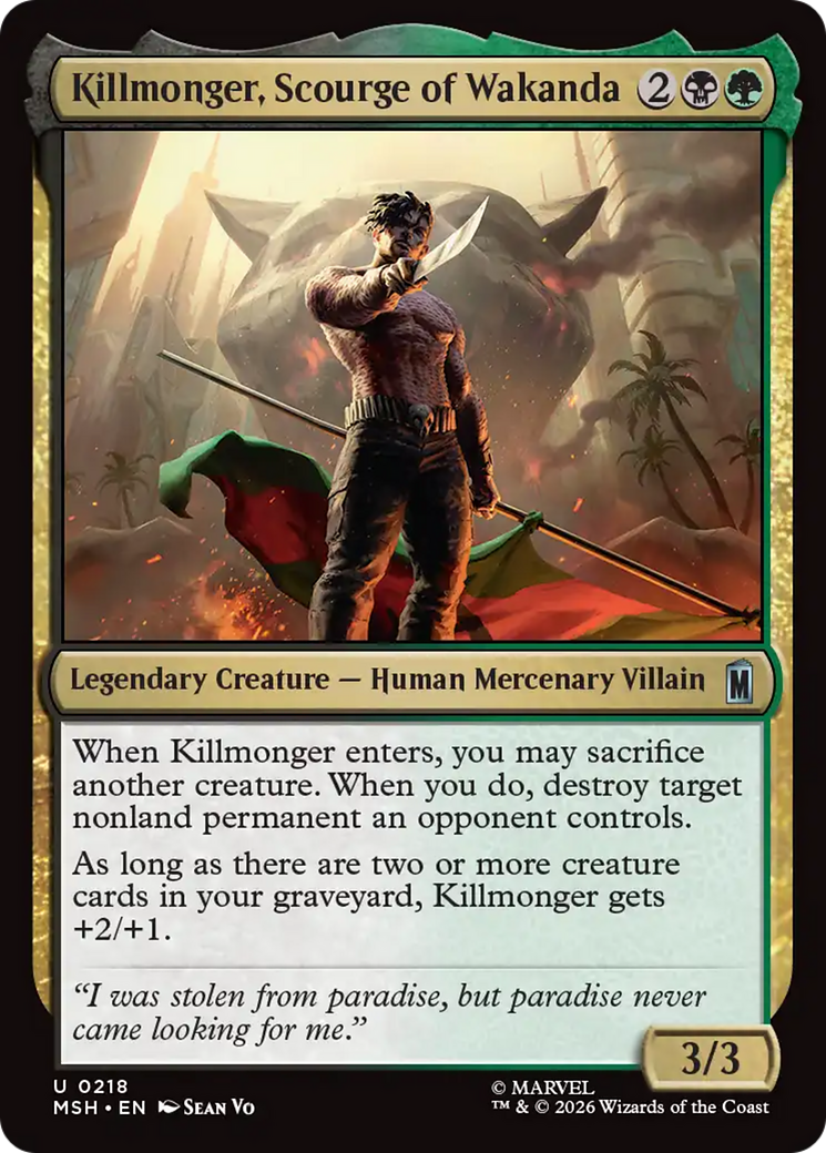 Killmonger, Scourge of Wakanda (0218) (MSH)