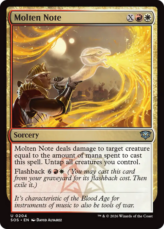 Molten Note (0204) (SOS) - Foil