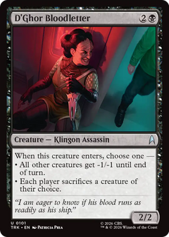 D'Ghor Bloodletter (TRK) - Foil