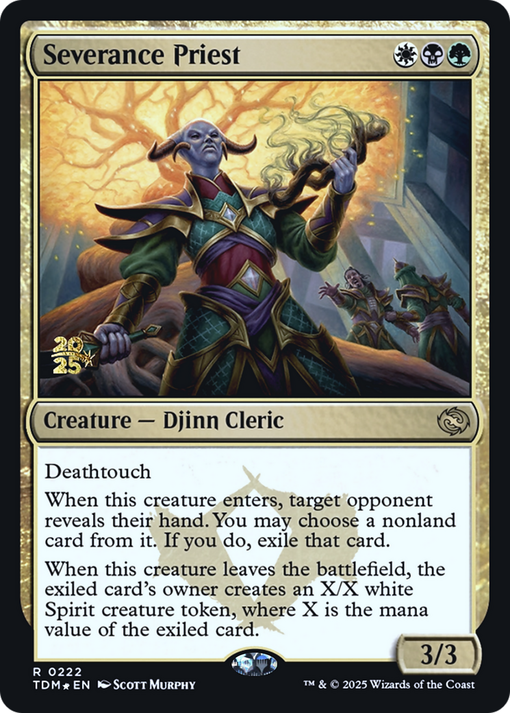 Severance Priest (0222) (Prerelease) (PTDM) - Foil