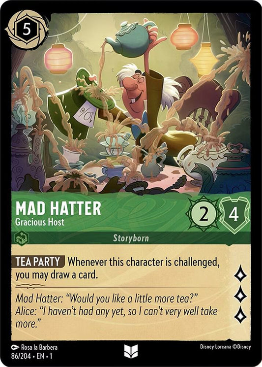 Mad Hatter, Gracious Host (0086) - Cold Foil