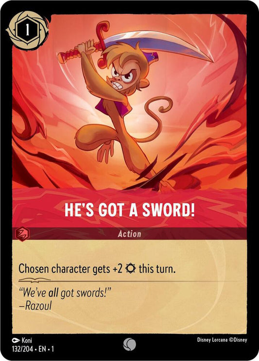 He's Got A Sword! (0132) - Cold Foil