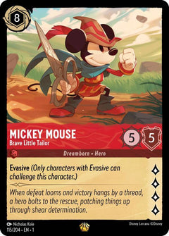 Mickey Mouse, Brave Little Tailor (0115) - Cold Foil