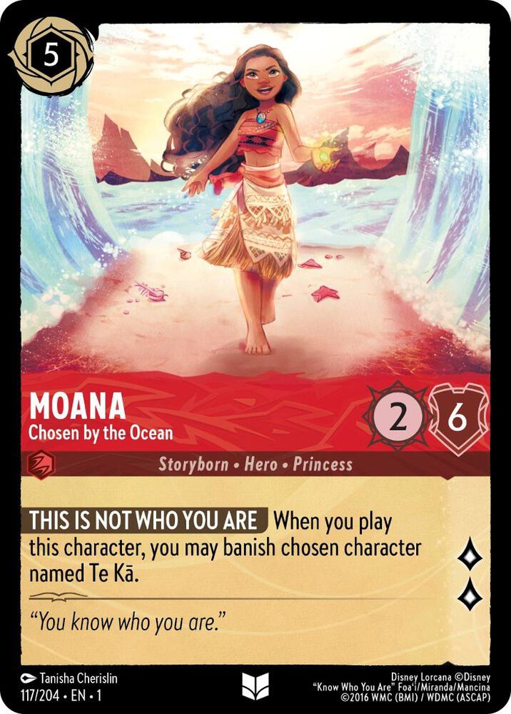 Moana, Chosen by the Ocean (0117) - Cold Foil