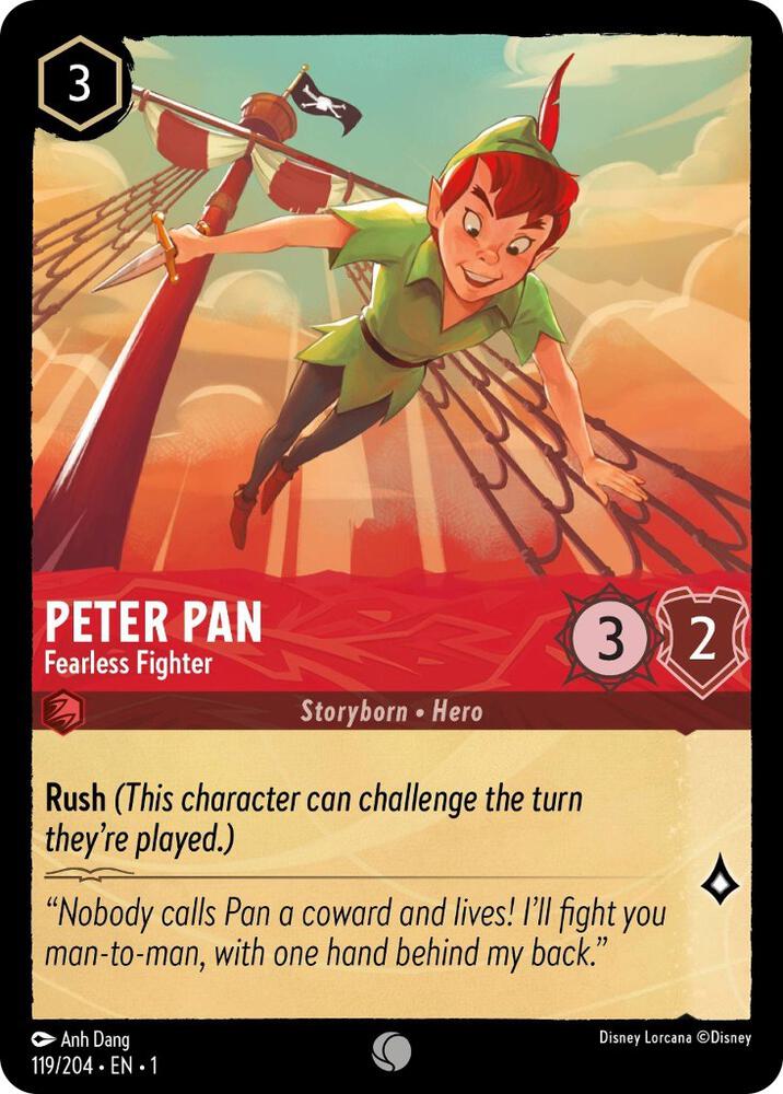 Peter Pan, Fearless Fighter (0119)