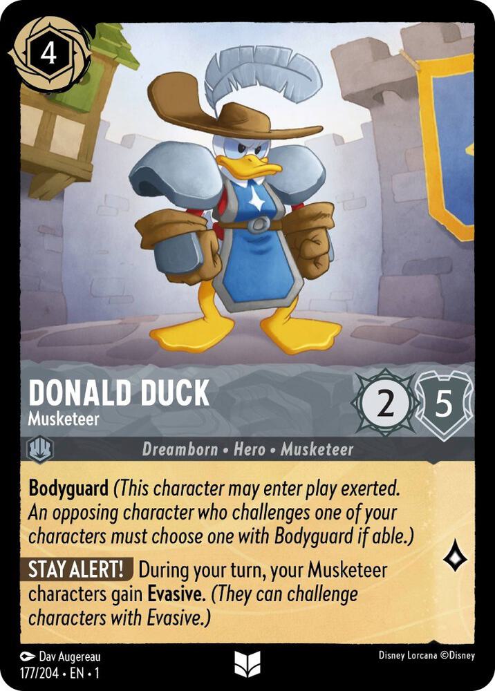 Donald Duck, Musketeer (0177) - Cold Foil