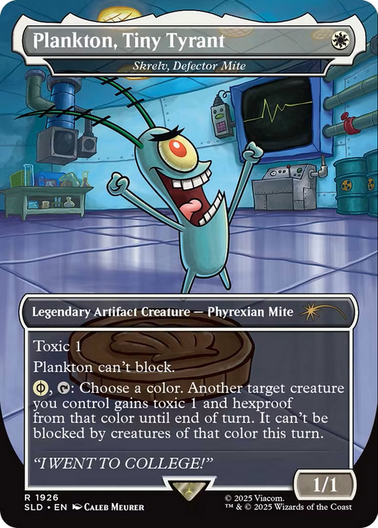 Plankton, Tiny Tyrant [Skrelv, Defector Mite] (1926) (Borderless) - Foil