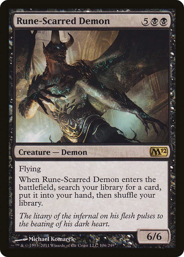 Rune-Scarred Demon - Foil