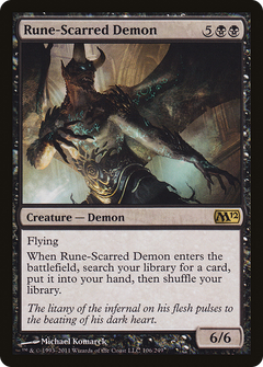 Rune-Scarred Demon - Foil