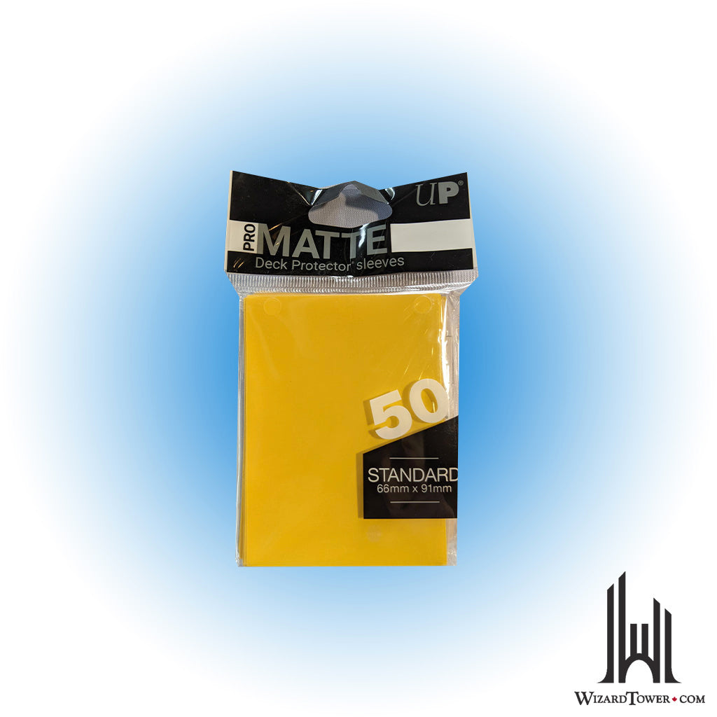 Deck Protectors - Standard Matte Yellow 50ct