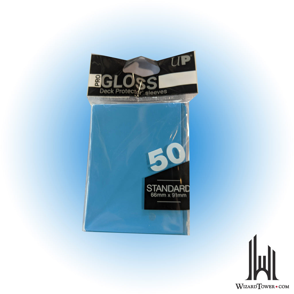 Deck Protectors - Standard Gloss Light Blue 50ct