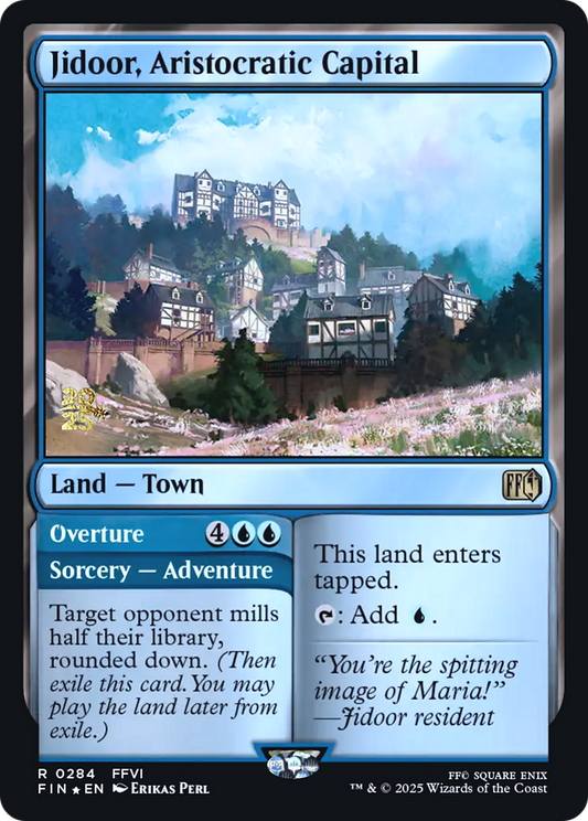 Jidoor, Aristocratic Capital // Overture (0284) (Prerelease) - Foil