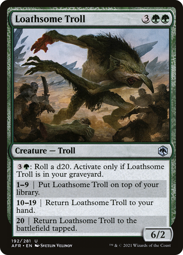 Loathsome Troll - Foil