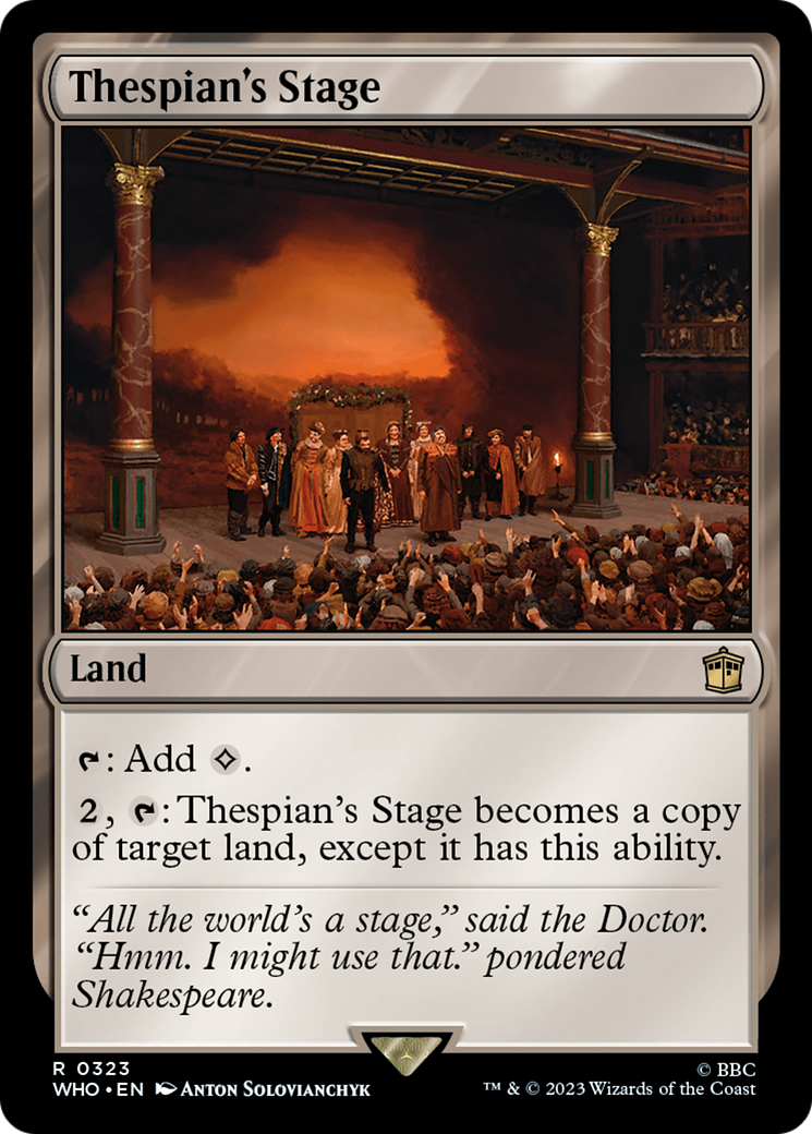 Thespian's Stage - Foil