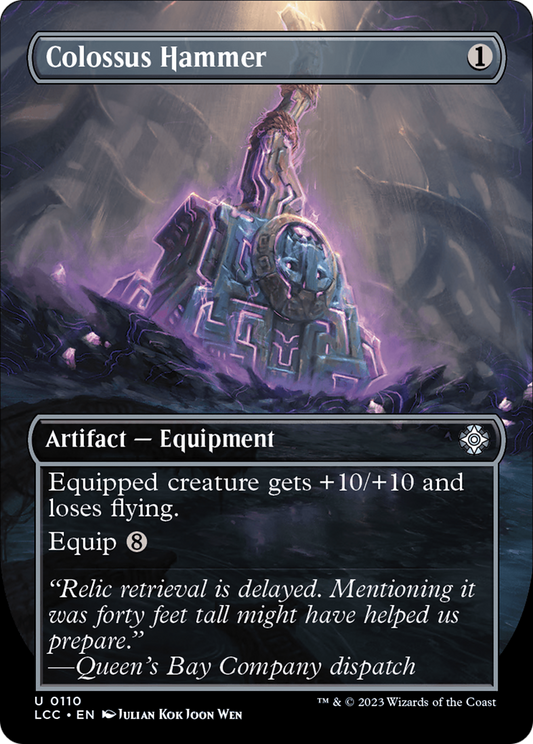 Colossus Hammer (0110) (Borderless) - Foil