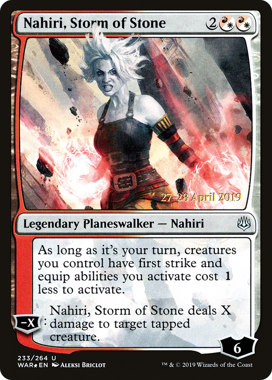 Nahiri, Storm of Stone (233) (Prerelease) - Foil
