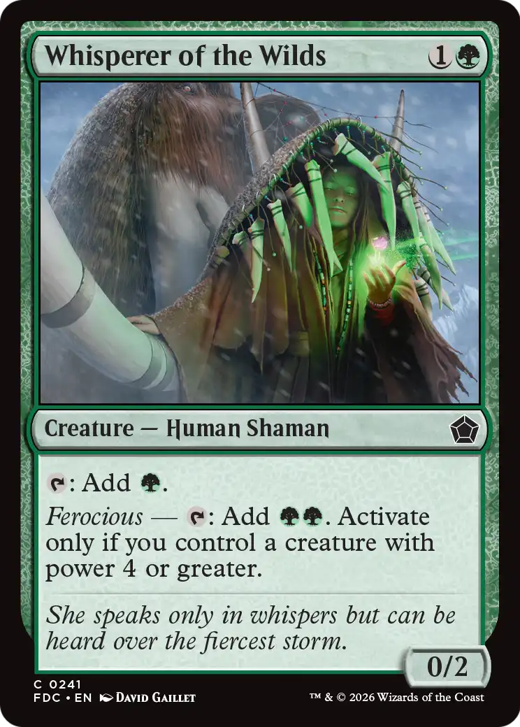 Whisperer of the Wilds (FDC)