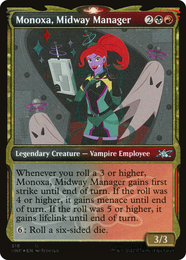 Monoxa, Midway Manager (516) (Showcase) - Galaxy Foil
