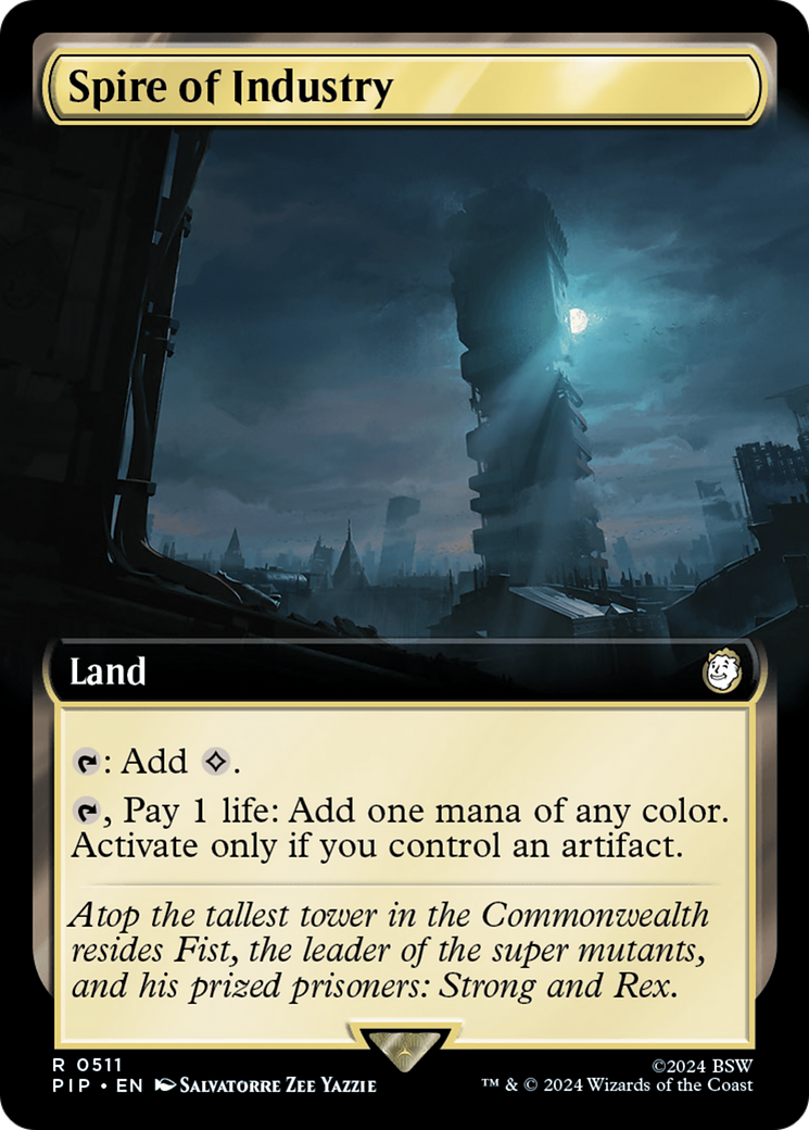 Spire of Industry (0511) (Extended Art) - Foil