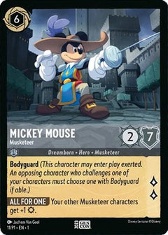 Mickey Mouse, Musketeer (11/P1)