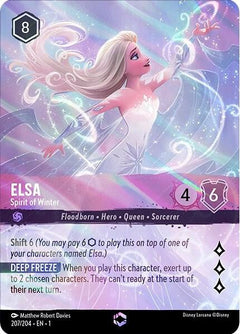Elsa, Spirit of Winter (0207) (Enchanted) - Inkwash Foil