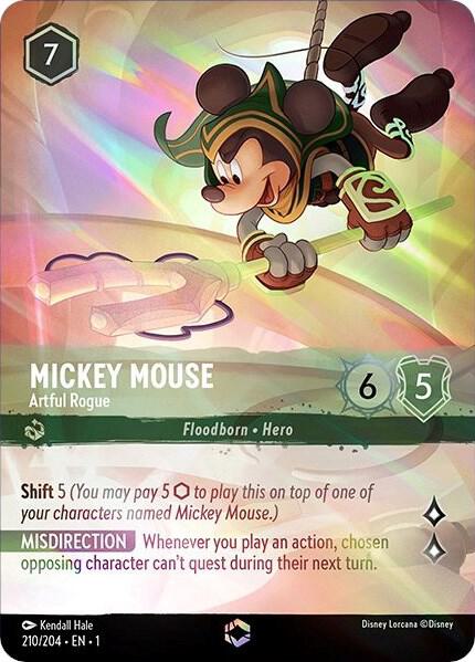 Mickey Mouse, Artful Rogue (0210) (Enchanted) - Inkwash Foil