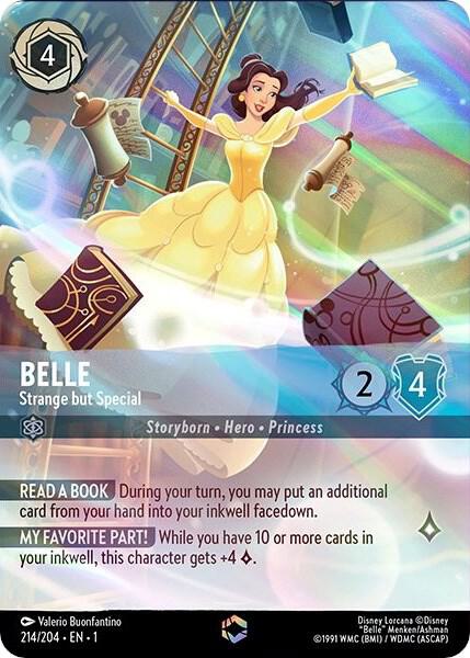 Belle, Strange but Special (0214) (Enchanted) - Inkwash Foil