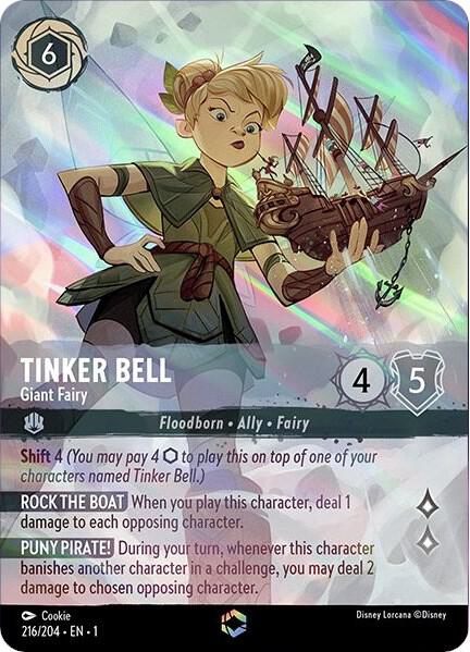Tinker Bell, Giant Fairy (0216) (Enchanted) - Inkwash Foil