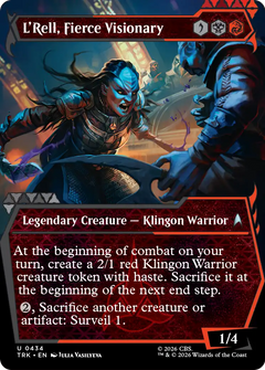 L'Rell, Fierce Visionary (0434) (Showcase) (TRK) - Foil