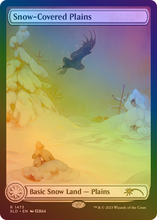 Snow-Covered Plains (1473) (Textless) - Rainbow Foil