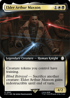 Elder Arthur Maxson (0941) (Extended Art) - Surge Foil