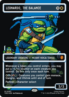 Leonardo, the Balance (0083) (Borderless) (TMC) - Surge Foil
