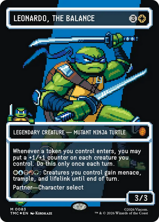 Leonardo, the Balance (0083) (Borderless) (TMC) - Surge Foil