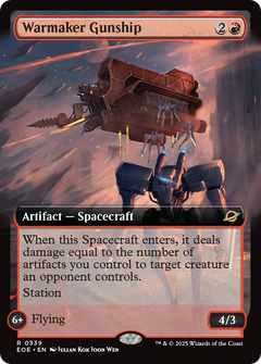 Warmaker Gunship (0339) (Borderless) - Foil