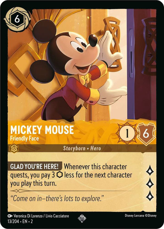 Mickey Mouse, Friendly Face (0013)