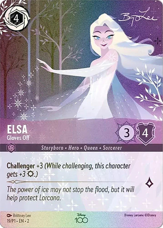 Elsa, Gloves Off (19/P1) - Satin Holographic Foil