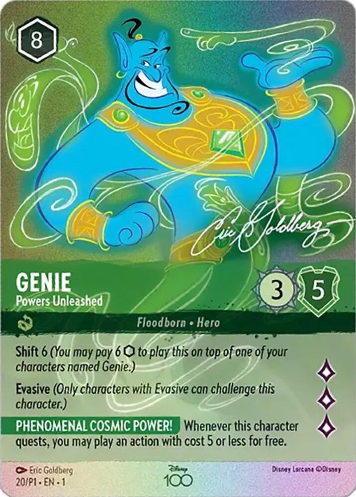 Genie, Powers Unleashed (20/P1) - Satin Holographic foil