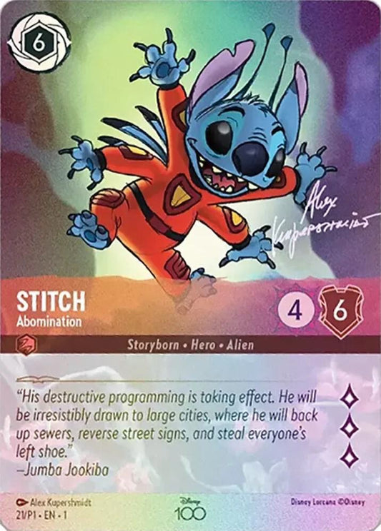 Stitch, Abomination (21/P1) - Satin Holographic Foil