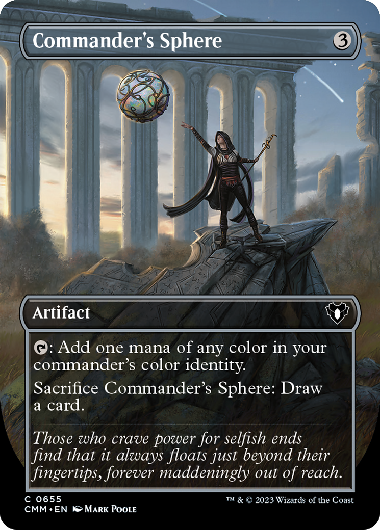 Commander's Sphere (0655) (Borderless) - Foil